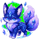 Astralyx, a celestial creature in NOKEMON. Rarity: Legendary.