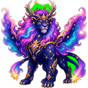 Astrarch, a celestial creature in NOKEMON. Rarity: Legendary.
