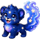 Astrocub, a celestial creature in NOKEMON. Rarity: Rare.