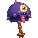 Brellygeist, a nature creature in NOKEMON. Rarity: Legendary.