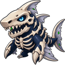 Chompbone, a water creature in NOKEMON. Rarity: Rare.