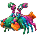Chromantis, a water creature in NOKEMON. Rarity: Uncommon.