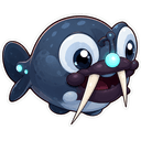 Fangfry, a water creature in NOKEMON. Rarity: Common.