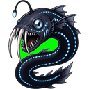 Fathomaw, a water creature in NOKEMON. Rarity: Rare.
