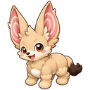 Fennecho, a nature creature in NOKEMON. Rarity: Rare.