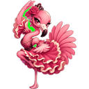 Flamenca, a fire creature in NOKEMON. Rarity: Rare.