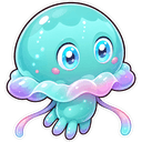 Jellybit, a water creature in NOKEMON. Rarity: Common.