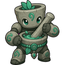 Juzi, a nature creature in NOKEMON. Rarity: Rare.