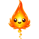 Lumen, a fire creature in NOKEMON. Rarity: Uncommon.