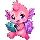 Lunza, a celestial creature in NOKEMON. Rarity: Rare.