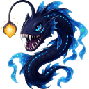 Luretail, a water creature in NOKEMON. Rarity: Rare.