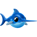 Marlin, a water creature in NOKEMON. Rarity: Uncommon.