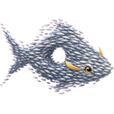 Myriad, a water creature in NOKEMON. Rarity: Legendary.