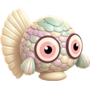 Nacrine, a water creature in NOKEMON. Rarity: Rare.