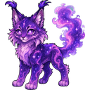 Nebulynx, a celestial creature in NOKEMON. Rarity: Rare.