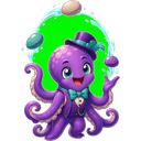 Octoss, a water creature in NOKEMON. Rarity: Rare.