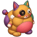 Patchkin, a fire creature in NOKEMON. Rarity: Rare.