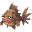 Ragfin, a water creature in NOKEMON. Rarity: Uncommon.