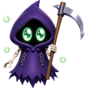 Reapling, a thunder creature in NOKEMON. Rarity: Legendary.
