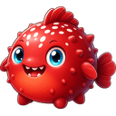 Redlet, a water creature in NOKEMON. Rarity: Rare.