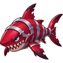 Redreaver, a water creature in NOKEMON. Rarity: Legendary.