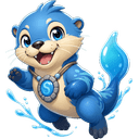 Ripplet, a water creature in NOKEMON. Rarity: Common.
