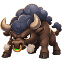 Rumbull, a nature creature in NOKEMON. Rarity: Uncommon.
