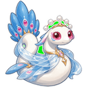 Sereign, a water creature in NOKEMON. Rarity: Legendary.