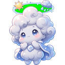 Skymood, a celestial creature in NOKEMON. Rarity: Rare.