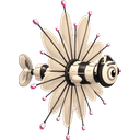 Spinaria, a water creature in NOKEMON. Rarity: Rare.