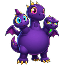Threevern, a celestial creature in NOKEMON. Rarity: Legendary.