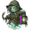 Tidewraith, a water creature in NOKEMON. Rarity: Rare.