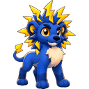 Voltleon, a thunder creature in NOKEMON. Rarity: Legendary.
