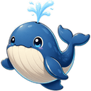 Whalow, a water creature in NOKEMON. Rarity: Rare.