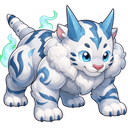 Wintiger, a water creature in NOKEMON. Rarity: Uncommon.