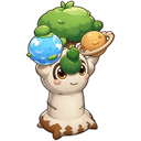Yggdrelle, a celestial creature in NOKEMON. Rarity: Legendary.