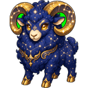 Zodiarc, a celestial creature in NOKEMON. Rarity: Legendary.