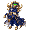 Zodiaros, a celestial creature in NOKEMON. Rarity: Legendary.